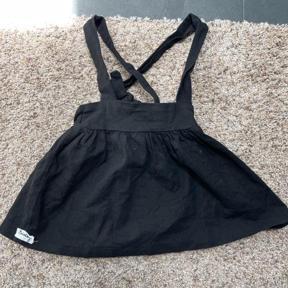 Briabay Black Suspender Skirt